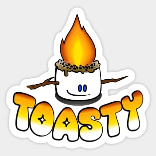 Toasty Sticker